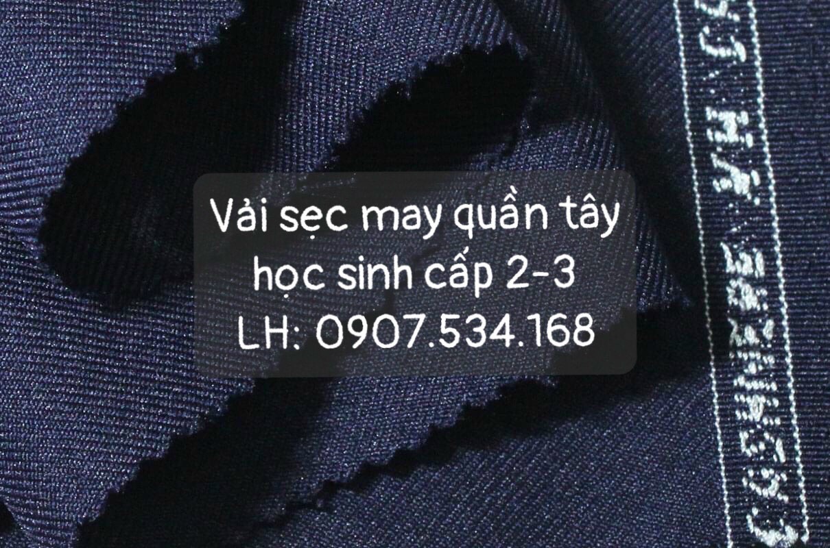 Vải sẹc chữ