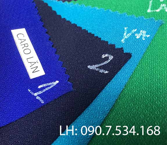 Vải chéo carolan may váy học sinh ( hàng tư nhân )