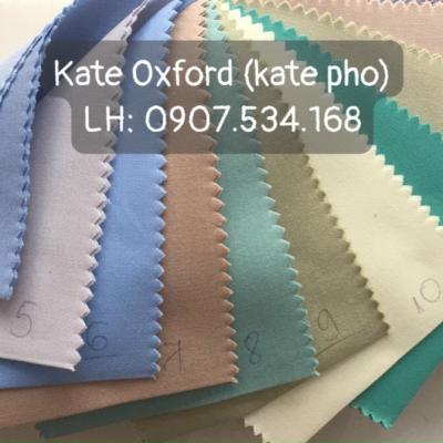 Vải kate ford, oxford, kate pho Sài Gòn