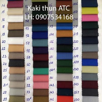 Vải kaki thun ATC may quần tây, áo blouse