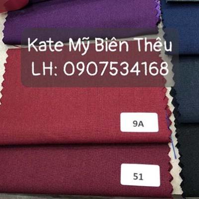 Vải kate Mỹ khổ 1.6m hàng biên thêu - hàng nhập