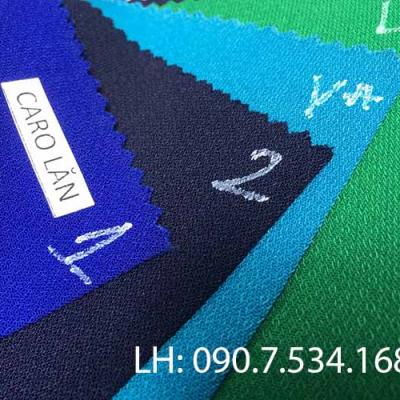 Vải chéo carolan may váy học sinh ( hàng tư nhân )