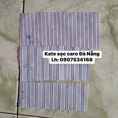 Vải kate caro sọc Đà Nẵng