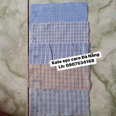 Vải kate caro sọc Đà Nẵng